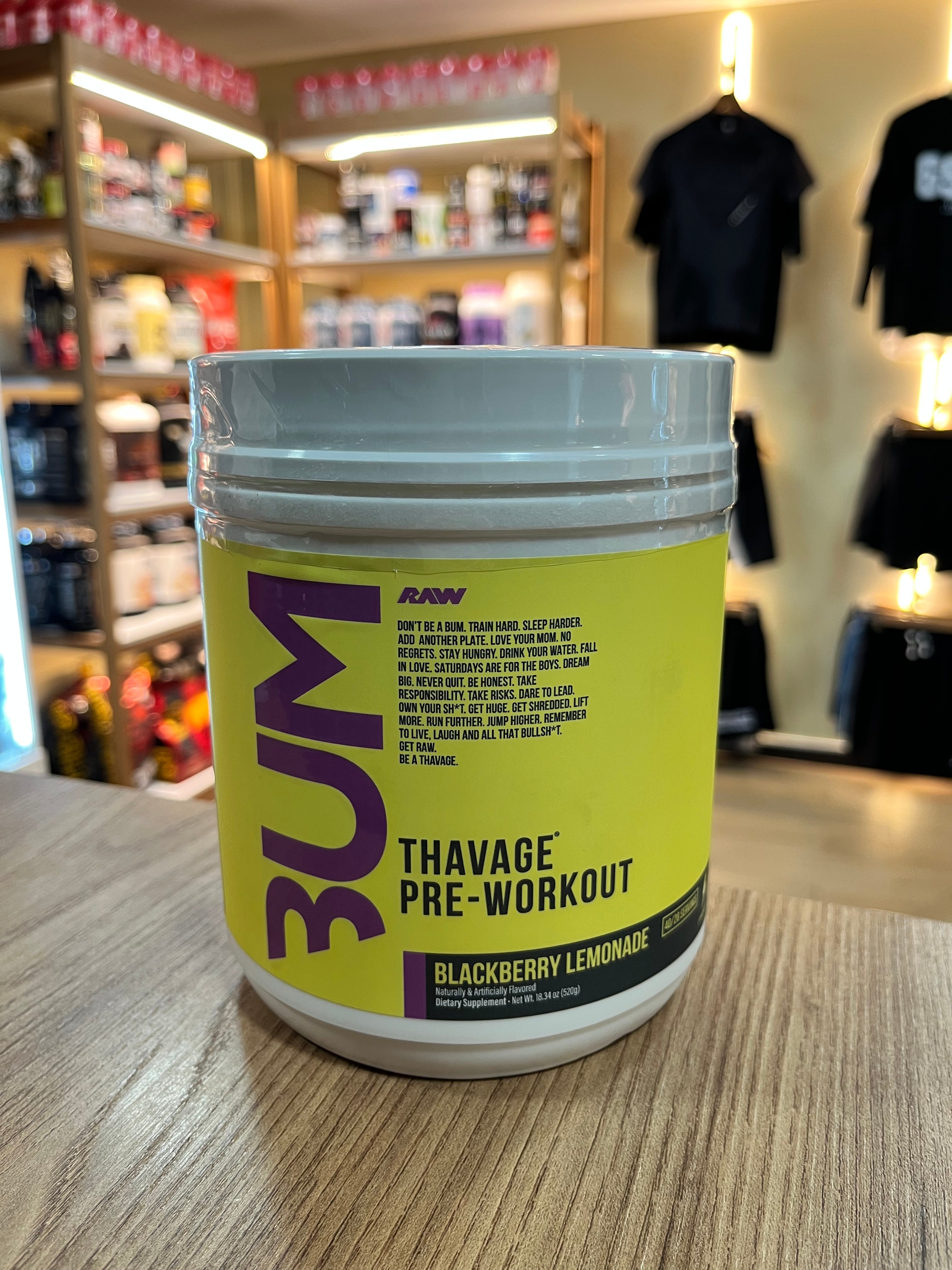CBum Thavage Essential Raw