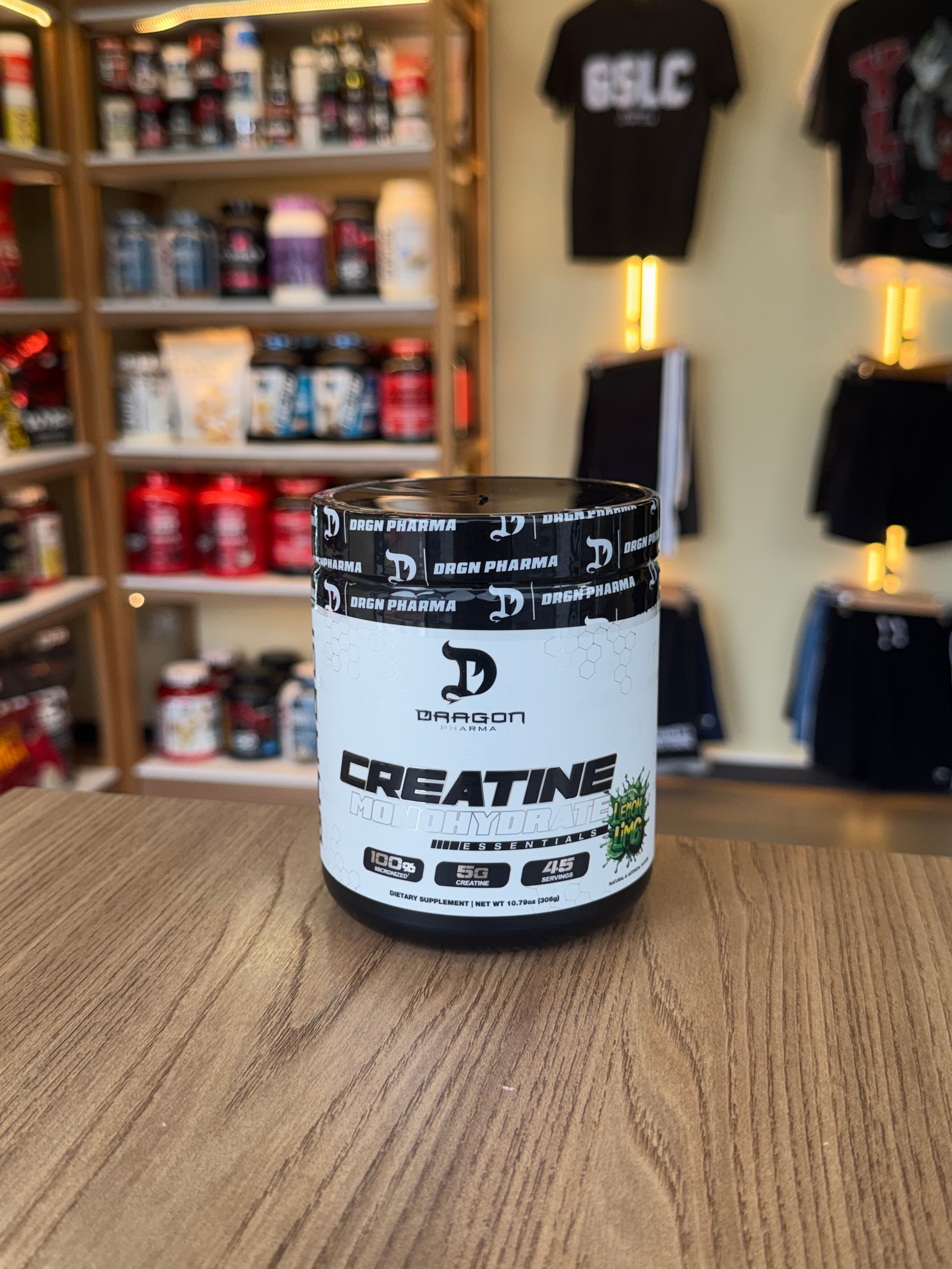 Creatine Monohydrate Essentials Dragon Pharma 300g con Sabor