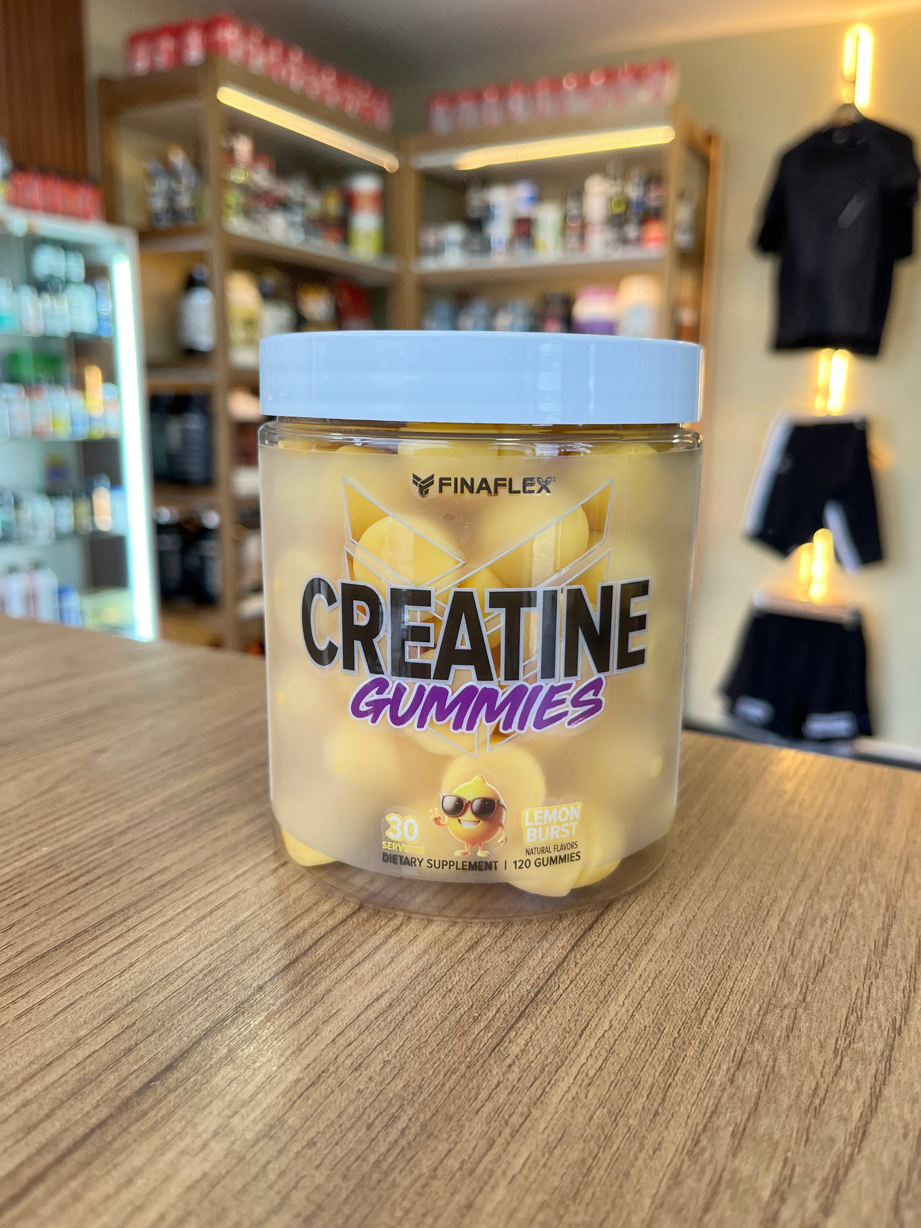 Creatine Gummies Finaflex Sabor Limón 120 gomitas