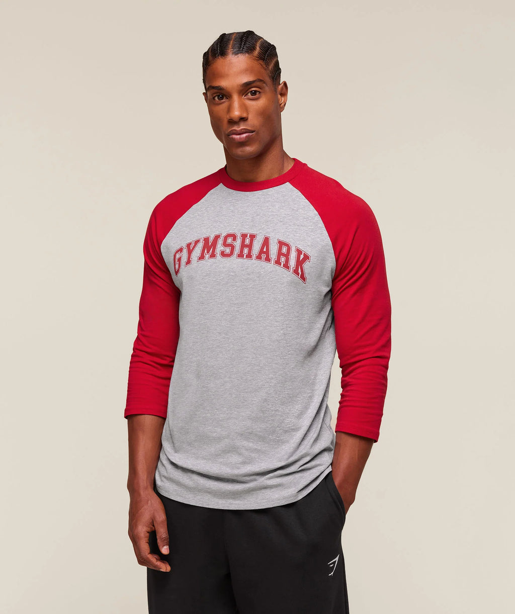 GSLC Raglan 3/4 Sleeve T-Shirt GymShark