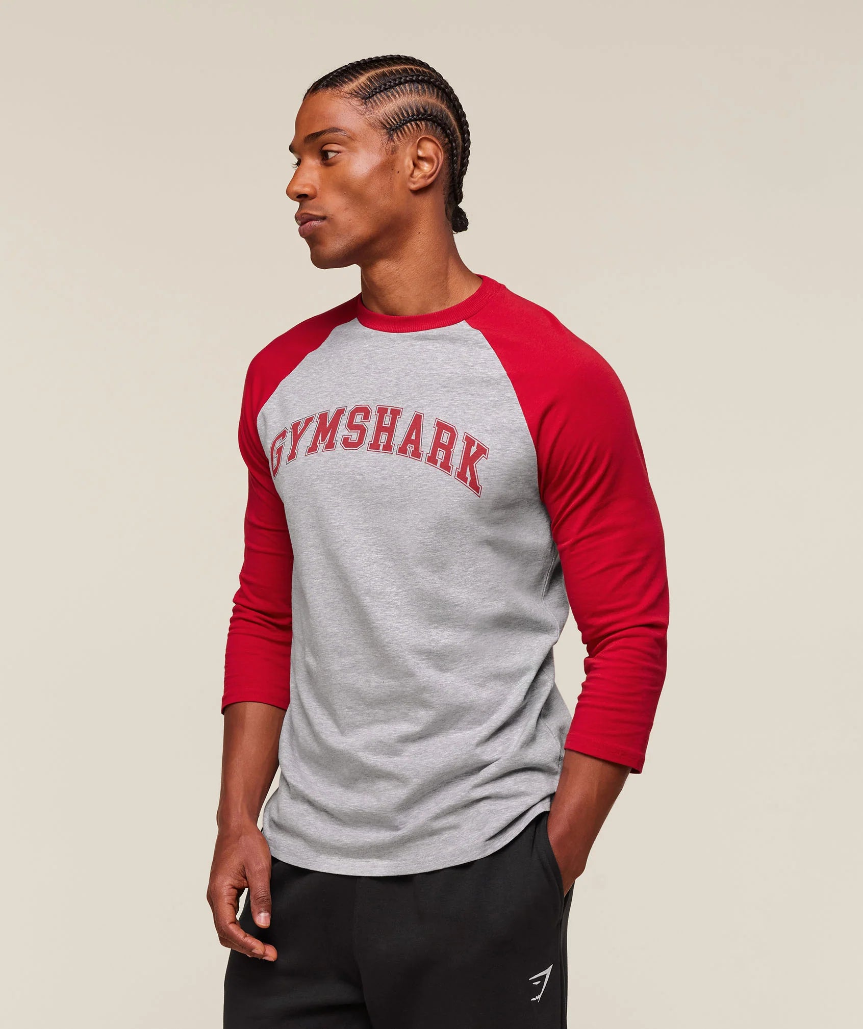 GSLC Raglan 3/4 Sleeve T-Shirt GymShark