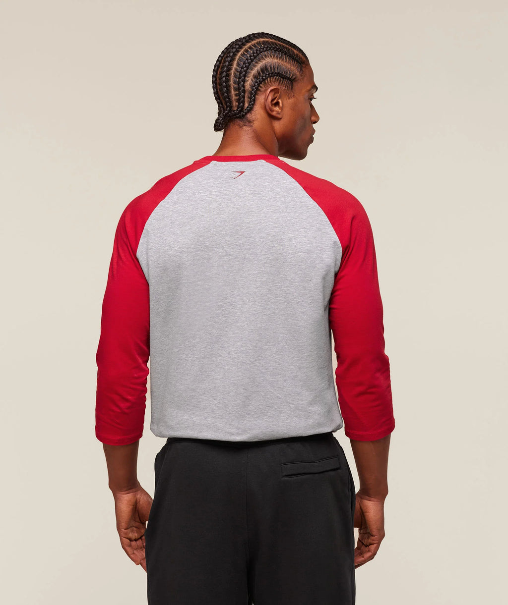 GSLC Raglan 3/4 Sleeve T-Shirt GymShark